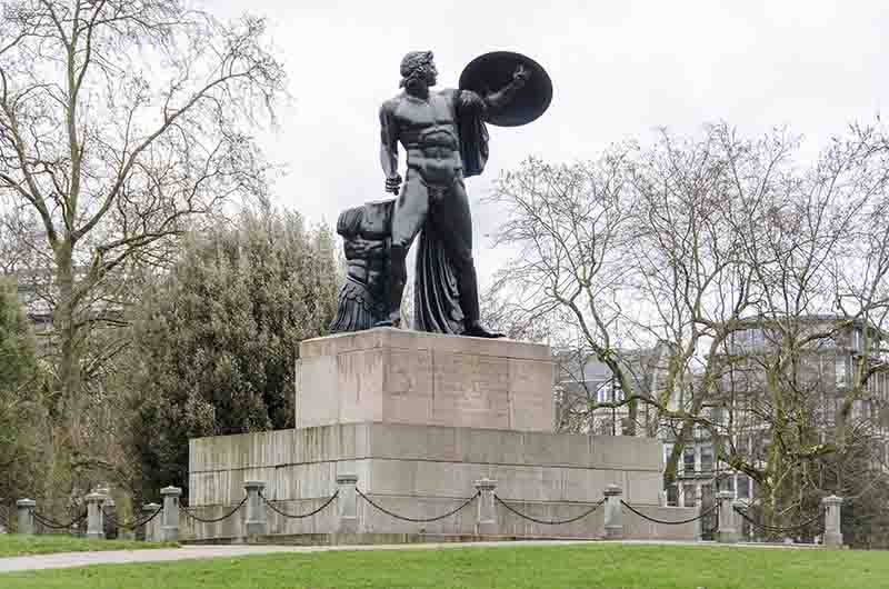 138 - Inglaterra - Londres - Hyde Park Corner - estatua de Aquiles